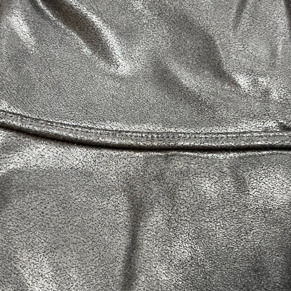 SPANX Petite Faux Leather Legging in Black - Picture 4 of 7